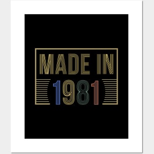 Made in 1981 Posters and Art